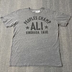 Roots of Fight T-shirt Muhammad Ali Peoples Champ Rumble Mens‎ XL Gray